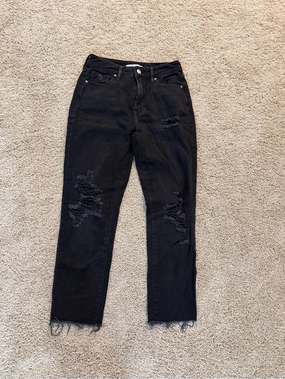PacSun Black High-Rise Distressed Women’s Jeans